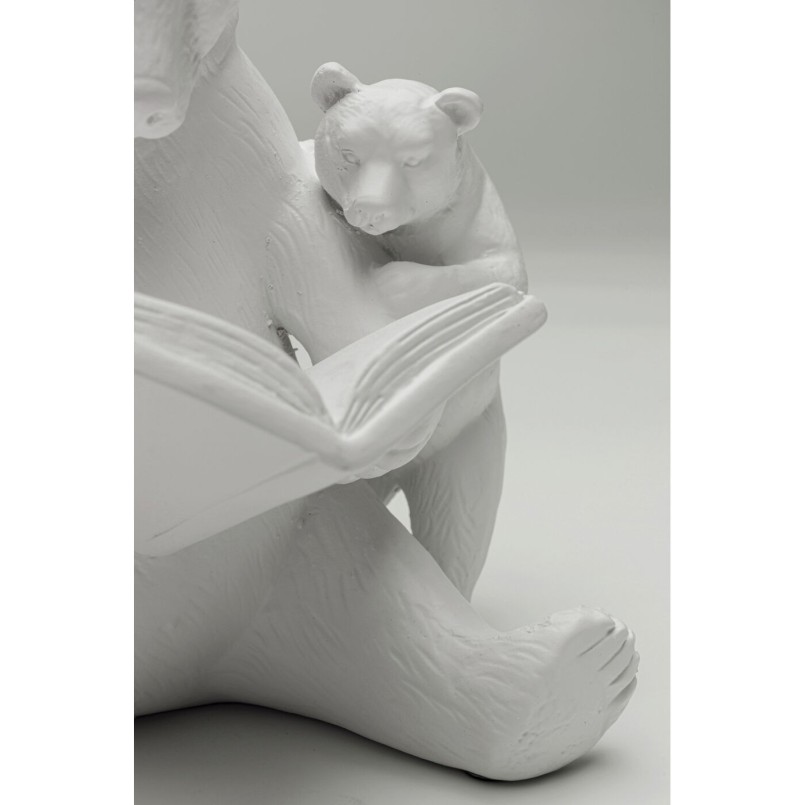 Figurine décorative Reading Bears greige