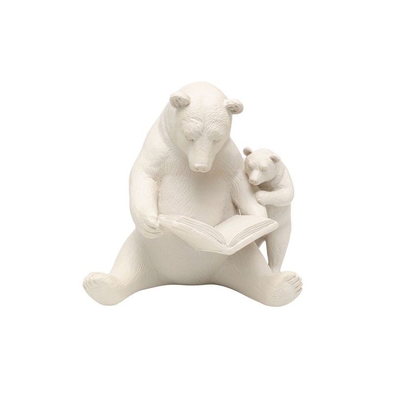 Figurine décorative Reading Bears greige