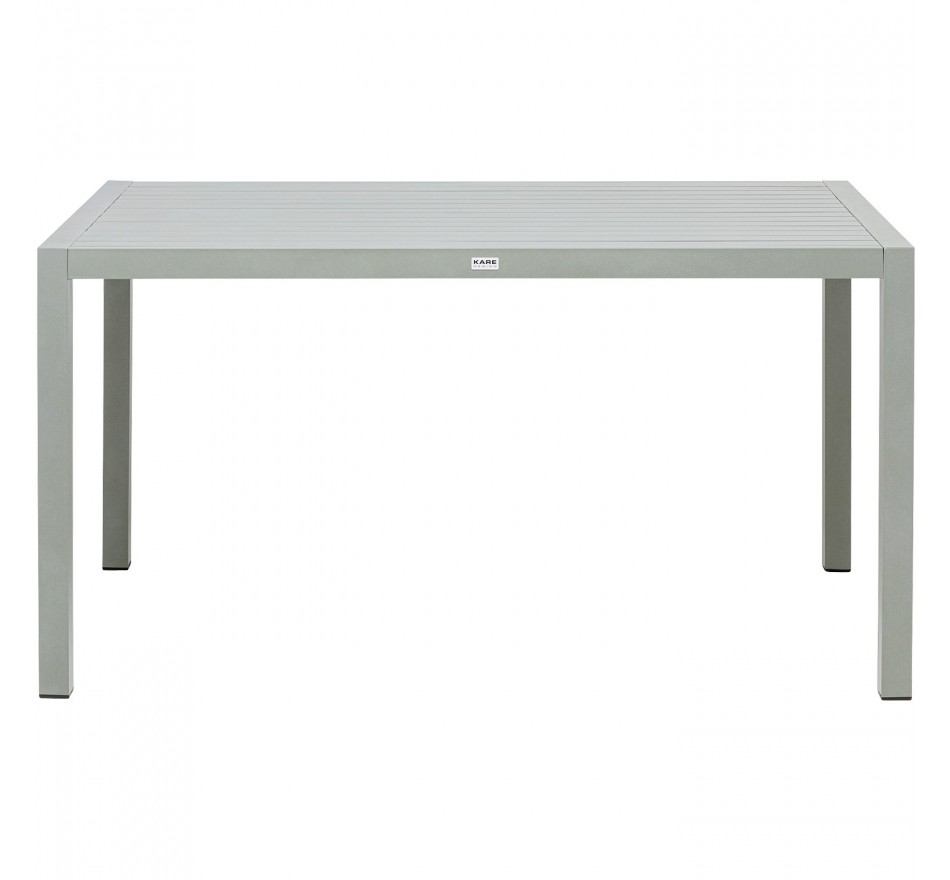 Table de jardin Madagascar 140x80cm verte Kare Design