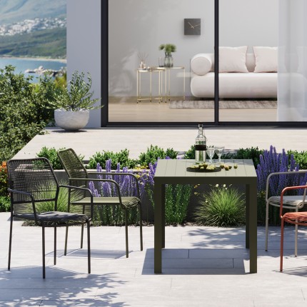 Outdoor Table Madagascar 140x80cm green Kare Design