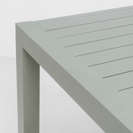 Table de jardin Madagascar 140x80cm verte Kare Design