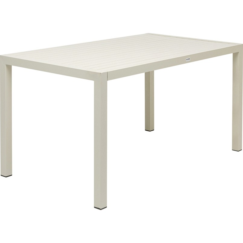 Table de jardin en acier beige - Madagascar - Kare Design