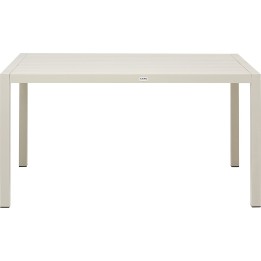 Table de jardin en acier beige - Madagascar - Kare Design
