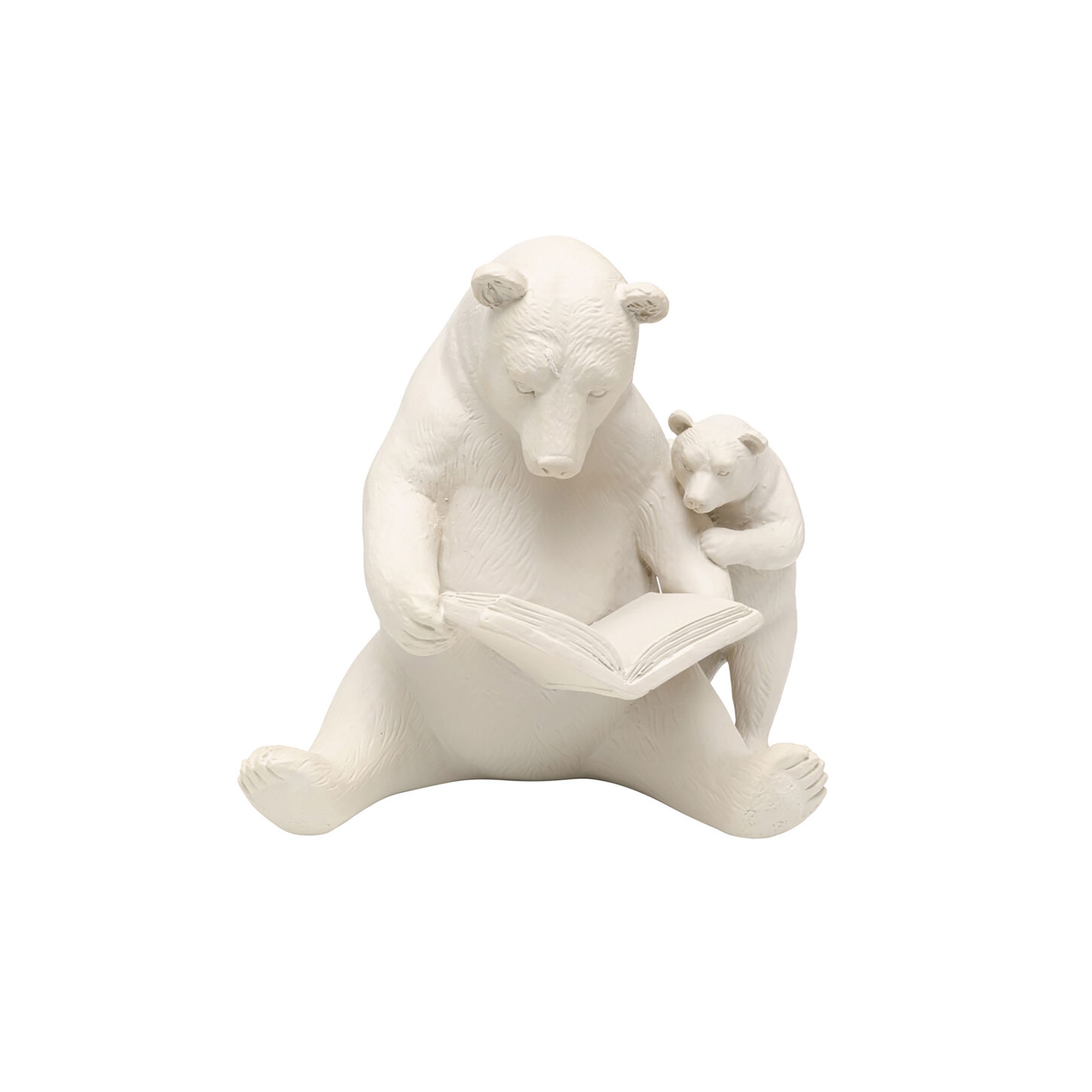 Woonaccessoires lezende beren beige Kare Design