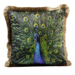 Cushion Fringe peacock Kare Design