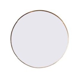 Miroir mural Simply Brass Ø90cm