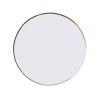 Miroir mural Simply Brass Ø90cm
