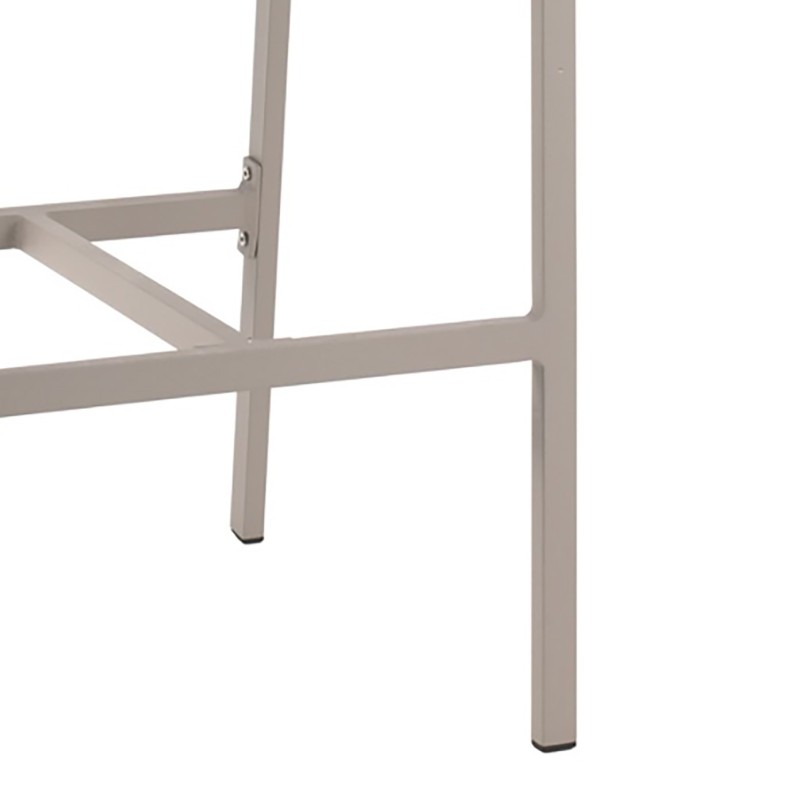 Tabouret de bar de jardin gris - Aruba - Gescova