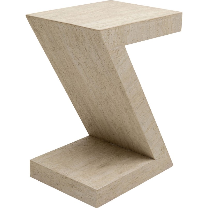 Table d appoint Luxury Z Travertine 60cm