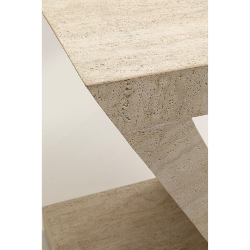 Table d appoint Luxury Z Travertine 60cm
