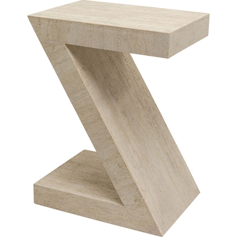 Table d appoint Luxury Z Travertine 60cm