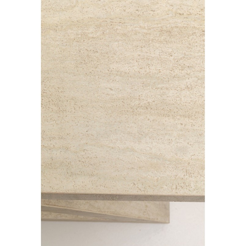 Table d appoint Luxury Z Travertine 60cm