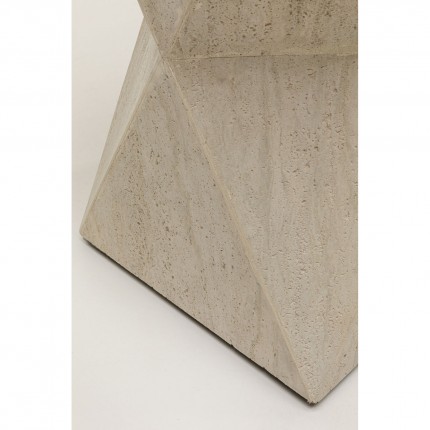 Table d'appoint Travertino Triangle Kare Design