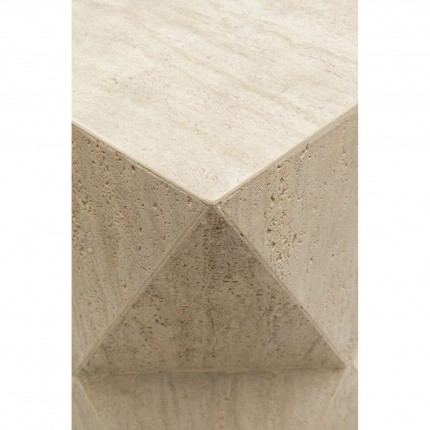 Bijzettafel Travertino Triangle Kare Design