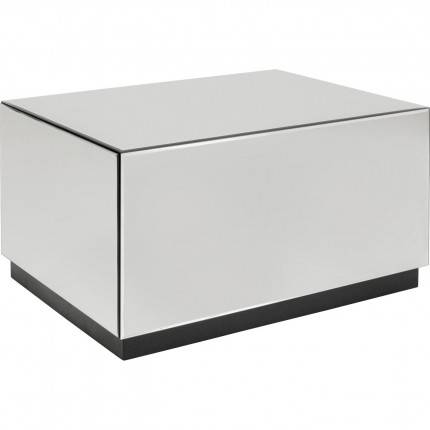 Salontafel met lades Luxury 80x60cm zilver Kare Design