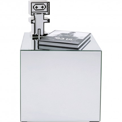 Bijzettafel Luxury 45x45cm zilver Kare Design