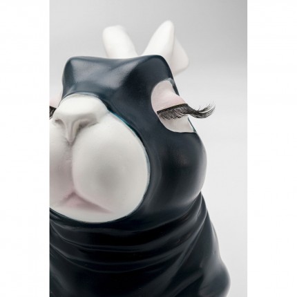Money Box sexy rabbit lying 27cm dark blue Kare Design