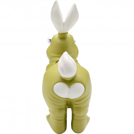 Tirelire lapine sexy 21cm verte Kare Design