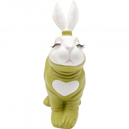 Tirelire lapine sexy 21cm verte Kare Design