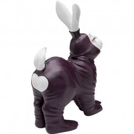 Tirelire lapine sexy 38cm violette Kare Design