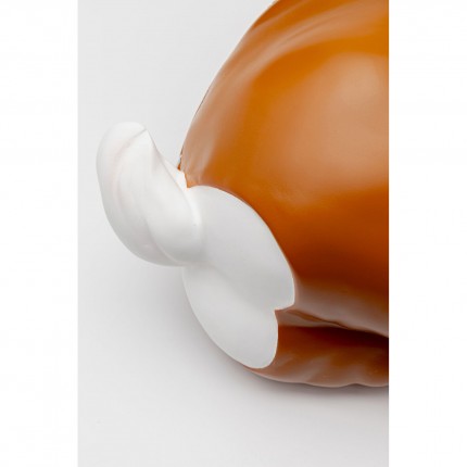 Spaarpot sexy konijn liggen 53cm bruin Kare Design