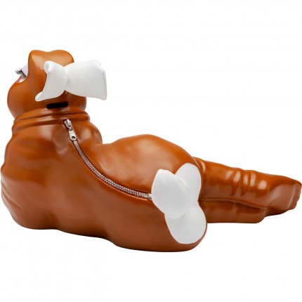 Spaarpot sexy konijn liggen 53cm bruin Kare Design