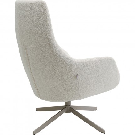 Draaifauteuil Mimi creme Kare Design