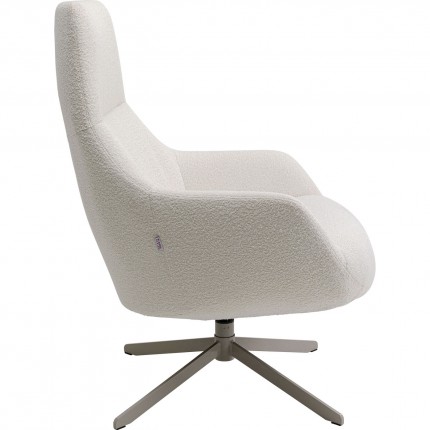 Swivel Armchair Mimi cream Kare Design