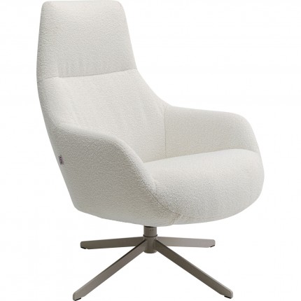 Draaifauteuil Mimi creme Kare Design