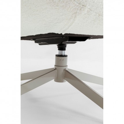 Draaifauteuil Mimi creme Kare Design