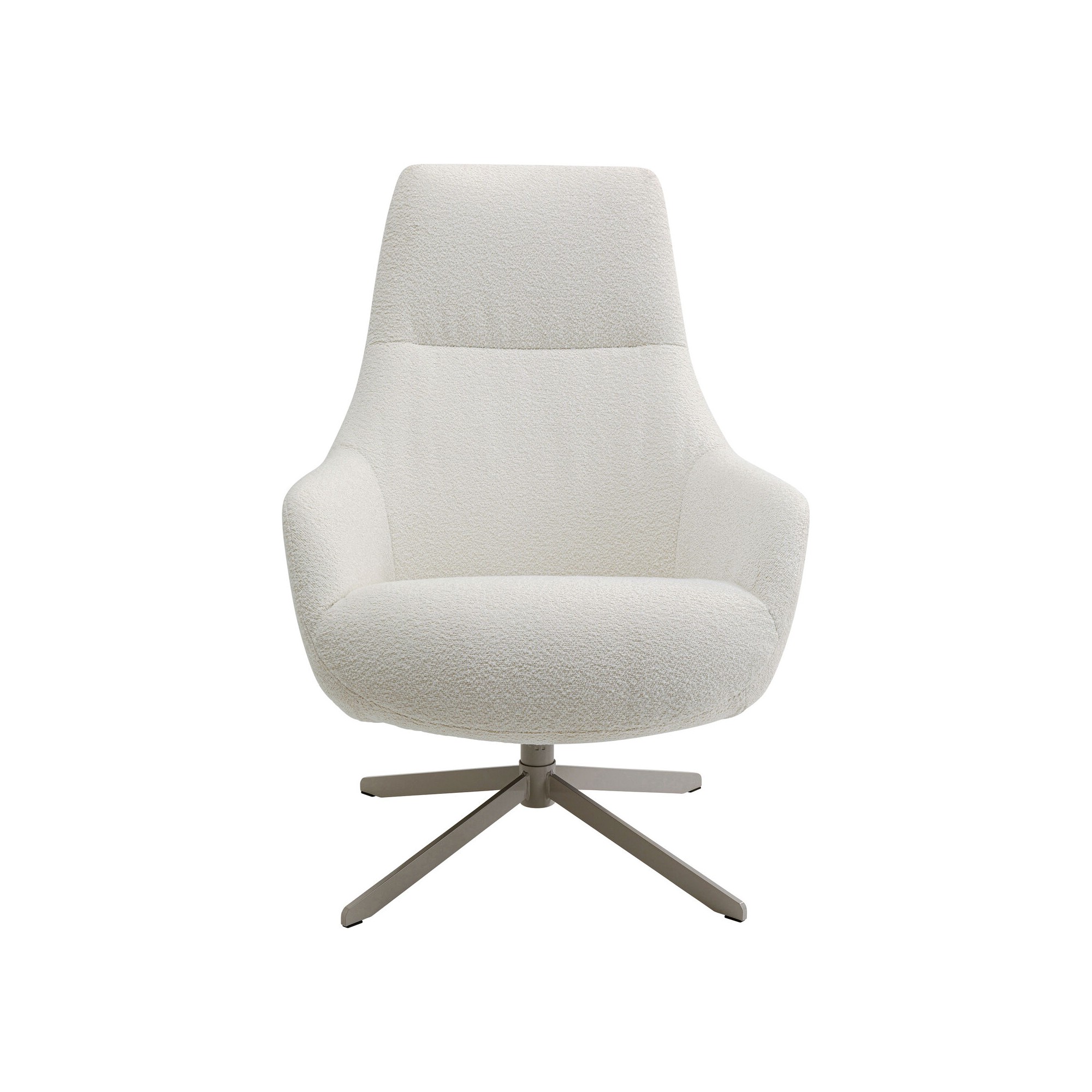 Fauteuil pivotant Mimi crème