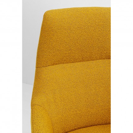 Draaifauteuil Mimi geel Kare Design