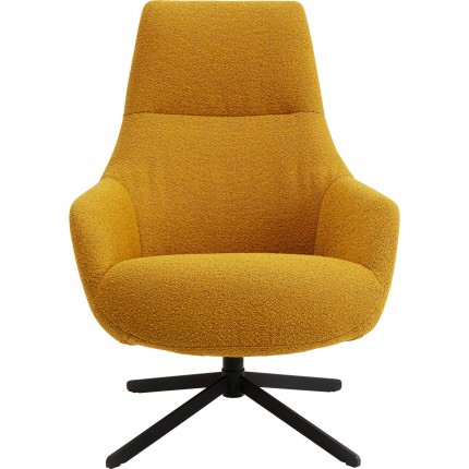 Draaifauteuil Mimi geel Kare Design