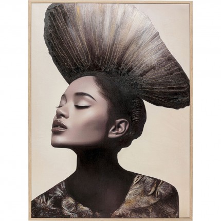 Schilderij Aesthetic vrouw links 90x120cm Kare Design