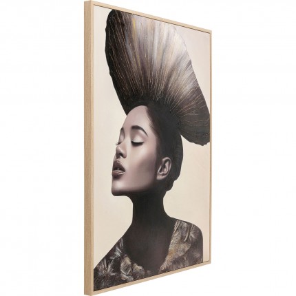 Framed Picture Aesthetic woman left 90x120cm Kare Design