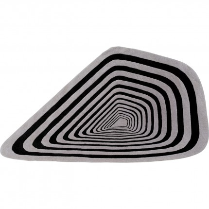 Carpet Electric Diamond 240x170cm black and white Kare Design