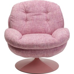 Fauteuil pivotant Cosy rosa