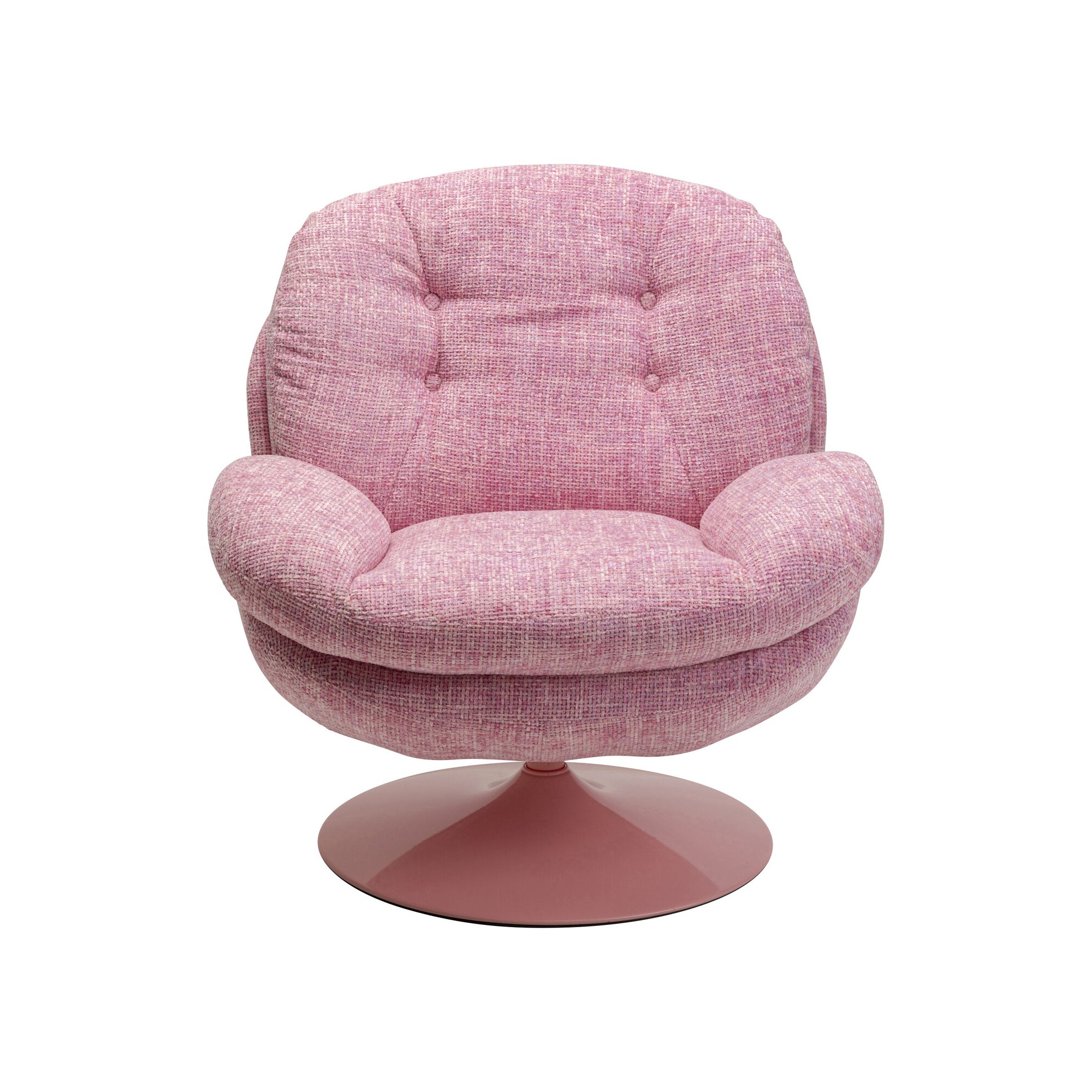 Fauteuil pivotant Cosy rosa