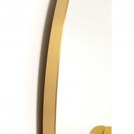 Spiegel goud lippen Ø100cm Kare Design