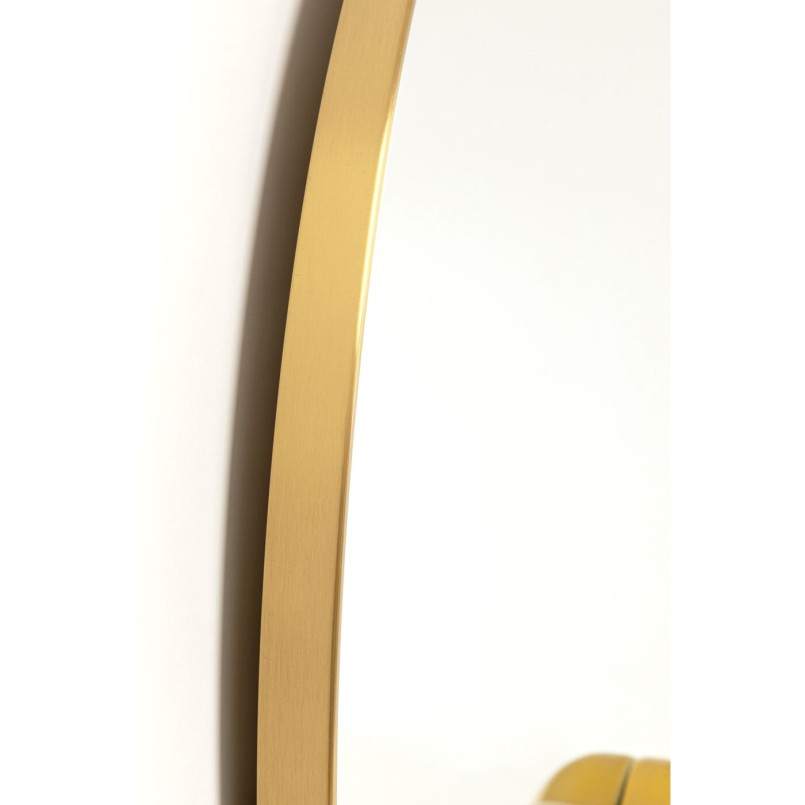 Mirror gold lips Ø100cm Kare Design