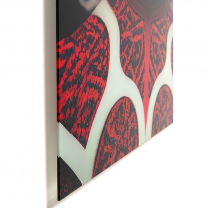 Tableau en verre Vibe femme 80x120cm Kare Design