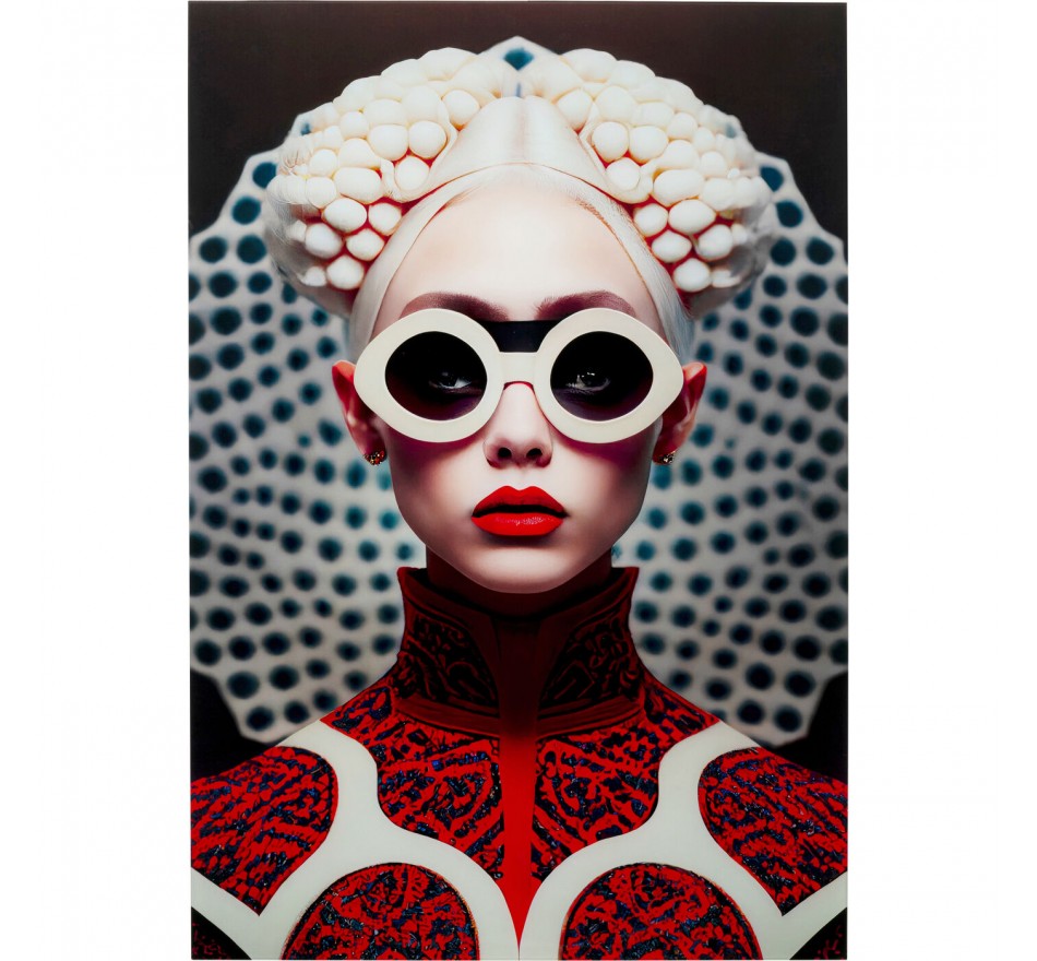 Glass Picture Vibe woman 80x120cm Kare Design