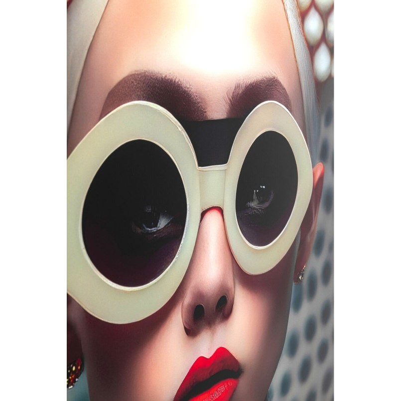 Tableau en verre femme futuriste - Vibe - Kare Design