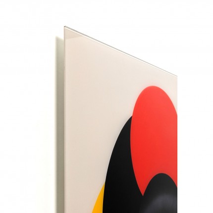 Wandfoto retro vrouw rood 80x120cm Kare Design