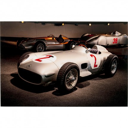 Wandfoto racewagens 120x80cm Kare Design