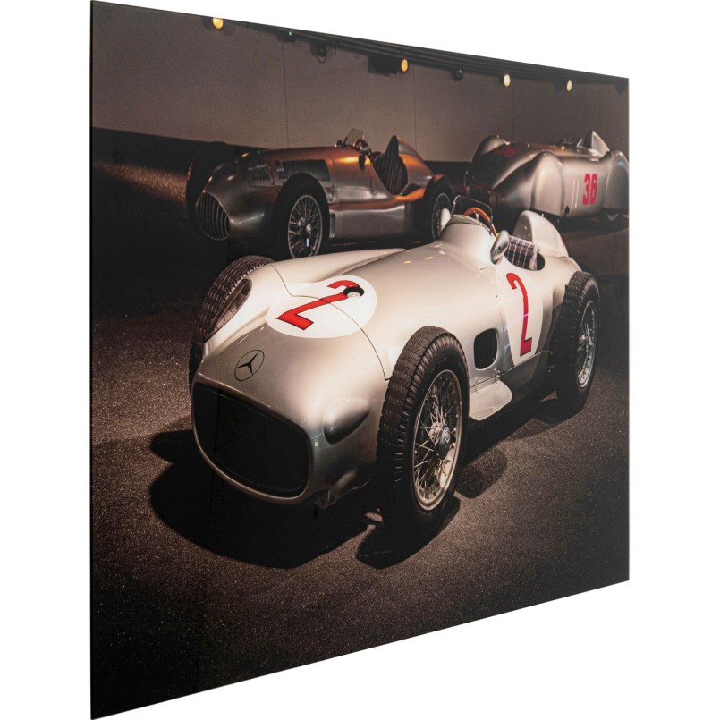 Tableau en verre voitures de courses - Kare Design