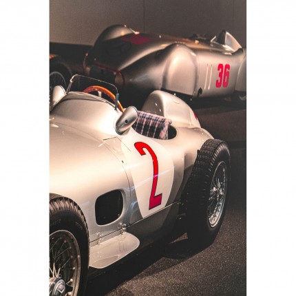 Glass Picture racing cars 120x80cm Kare Design