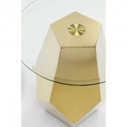 Bijzettafel Ricchezza Ø45cm goud Kare Design