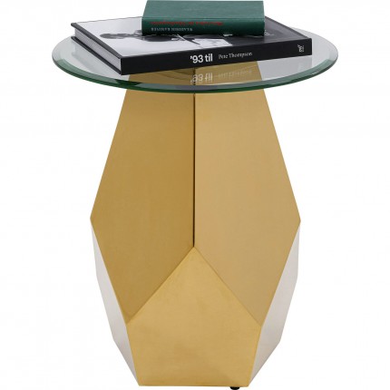 Bijzettafel Ricchezza Ø45cm goud Kare Design