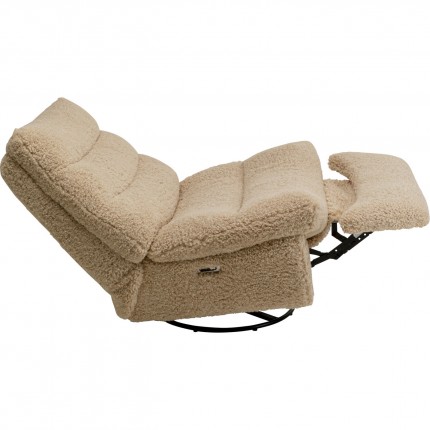 Fauteuil Tilda relax bouclé Kare Design